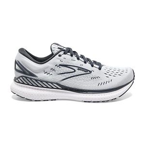 Brooks Glycerin GTS 19 Road Running Shoes - Womens, Grey/White | IE-ZKC471325